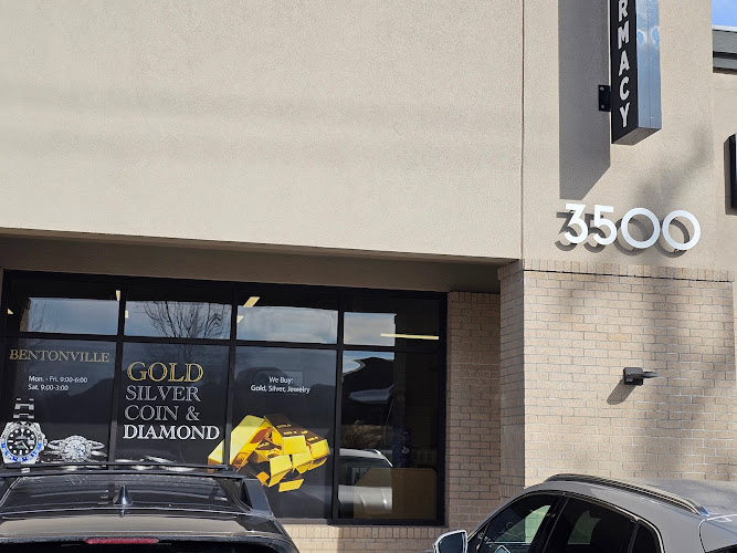 Bentonville Gold, Silver, Coin, and Diamond